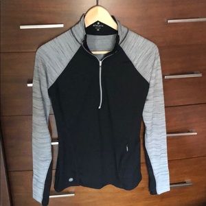 Athleta Half Zip Long Sleeve Top